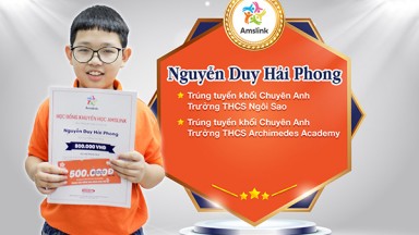 NGUYỄN DUY HẢI PHONG - QUYẾT TÂM CHINH PHỤC TOEFL JUNIOR